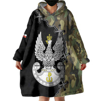 Poland Home Army Wearable Blanket Hoodie Armia Krajowa Military Eagle