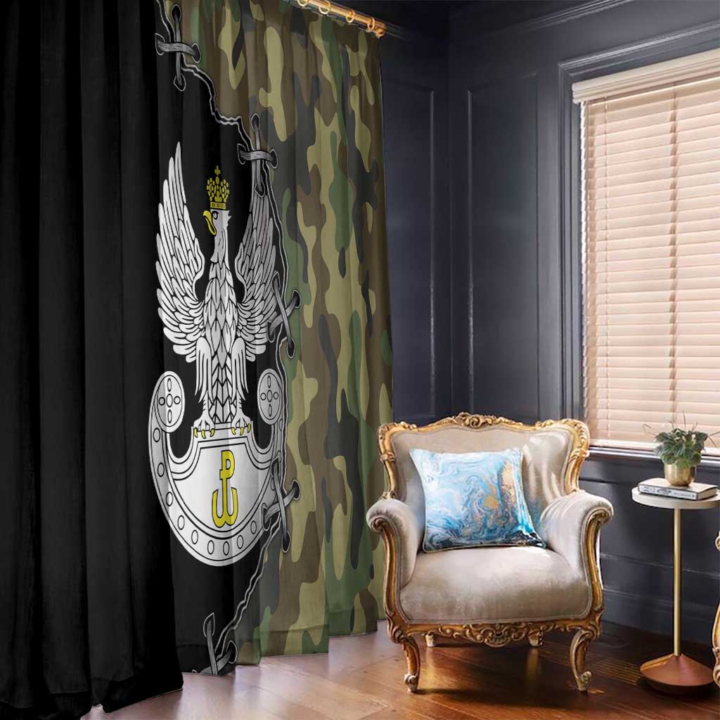 Poland Home Army Window Curtain Armia Krajowa Military Eagle