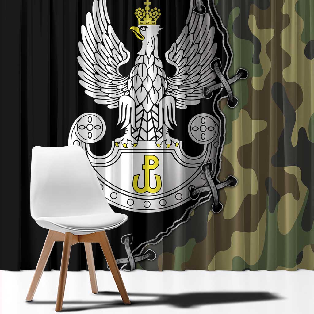 Poland Home Army Window Curtain Armia Krajowa Military Eagle