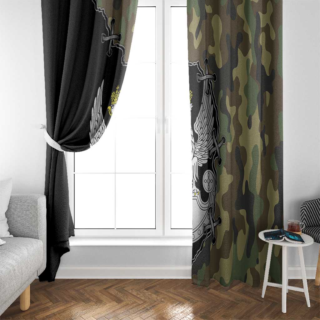 Poland Home Army Window Curtain Armia Krajowa Military Eagle