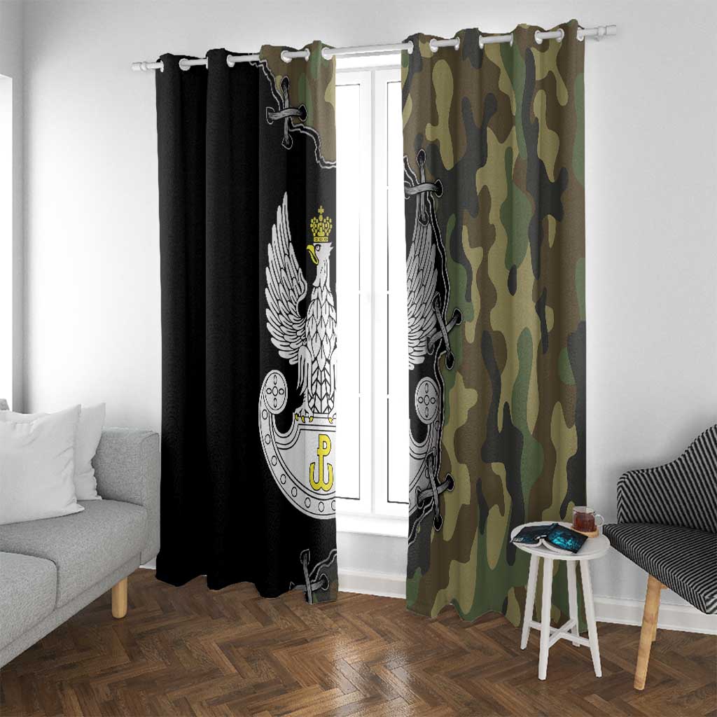 Poland Home Army Window Curtain Armia Krajowa Military Eagle