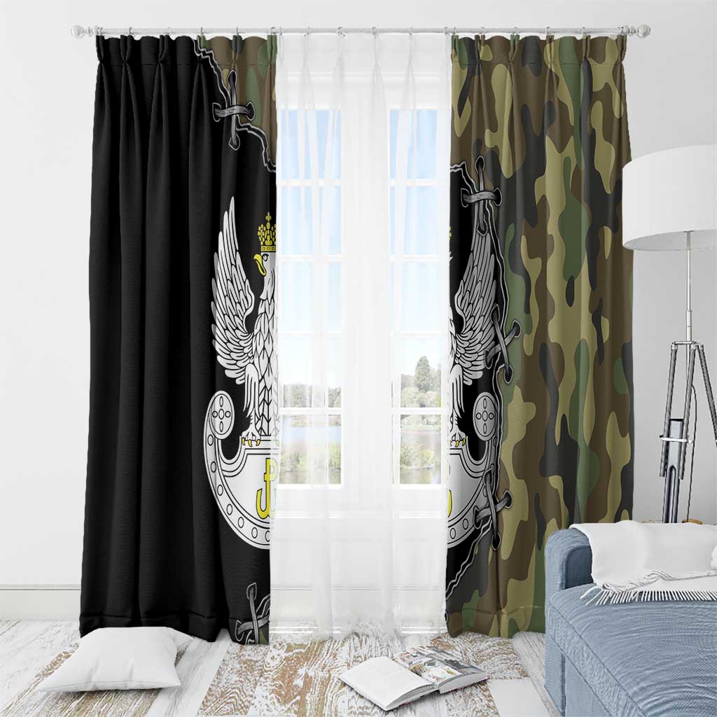 Poland Home Army Window Curtain Armia Krajowa Military Eagle