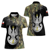 Poland Home Army Women Polo Shirt Armia Krajowa Military Eagle