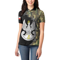 Poland Home Army Women Polo Shirt Armia Krajowa Military Eagle
