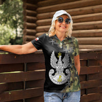 Poland Home Army Women Polo Shirt Armia Krajowa Military Eagle