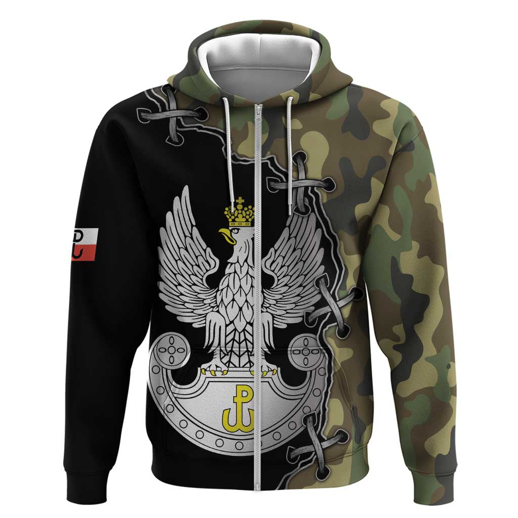 Poland Home Army Zip Hoodie Armia Krajowa Military Eagle