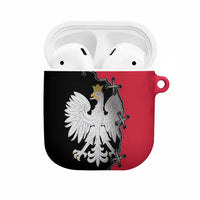 Poland White Eagle AirPods Case Polish National Coat of Arms Design