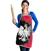 Poland White Eagle Apron Polish National Coat of Arms Design