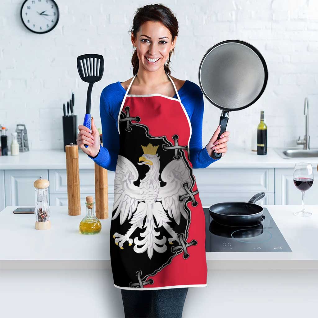 Poland White Eagle Apron Polish National Coat of Arms Design