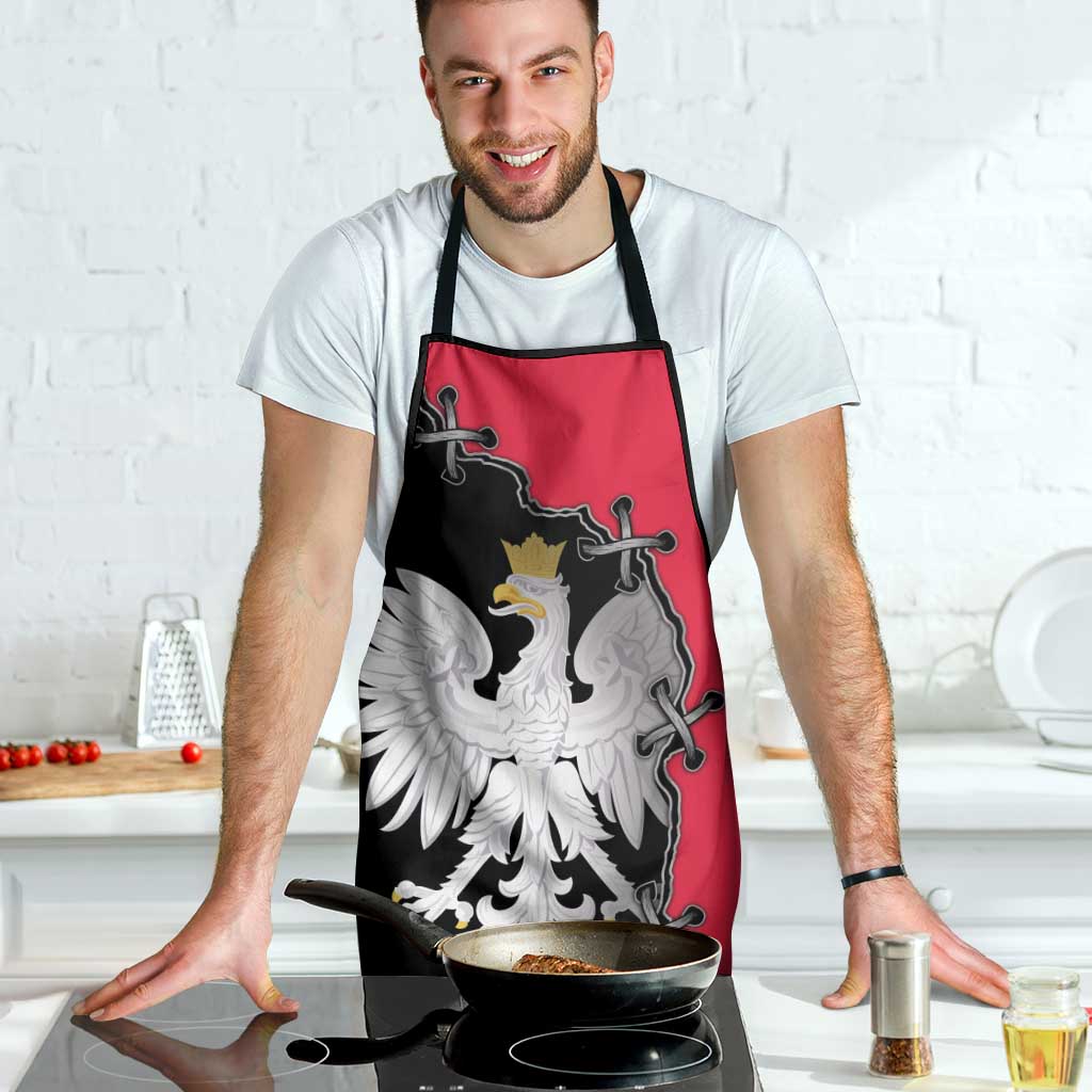 Poland White Eagle Apron Polish National Coat of Arms Design