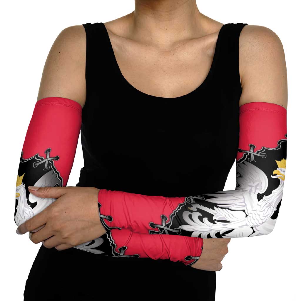 Poland White Eagle Arm Sleeves Polish National Coat of Arms Design
