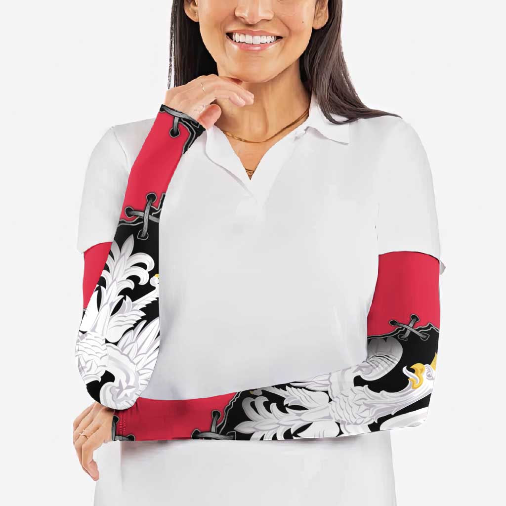 Poland White Eagle Arm Sleeves Polish National Coat of Arms Design