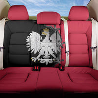 Poland White Eagle Back Car Seat Cover Polish National Coat of Arms Design