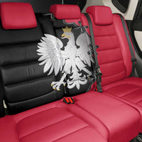Poland White Eagle Back Car Seat Cover Polish National Coat of Arms Design