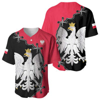 Poland White Eagle Baseball Jersey Polish National Coat of Arms Design