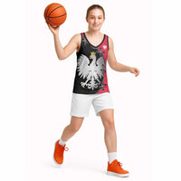 Poland White Eagle Basketball Jersey Polish National Coat of Arms Design