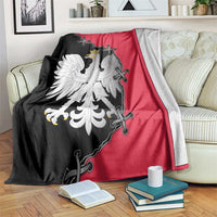 Poland White Eagle Blanket Polish National Coat of Arms Design