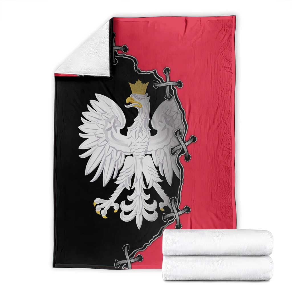 Poland White Eagle Blanket Polish National Coat of Arms Design
