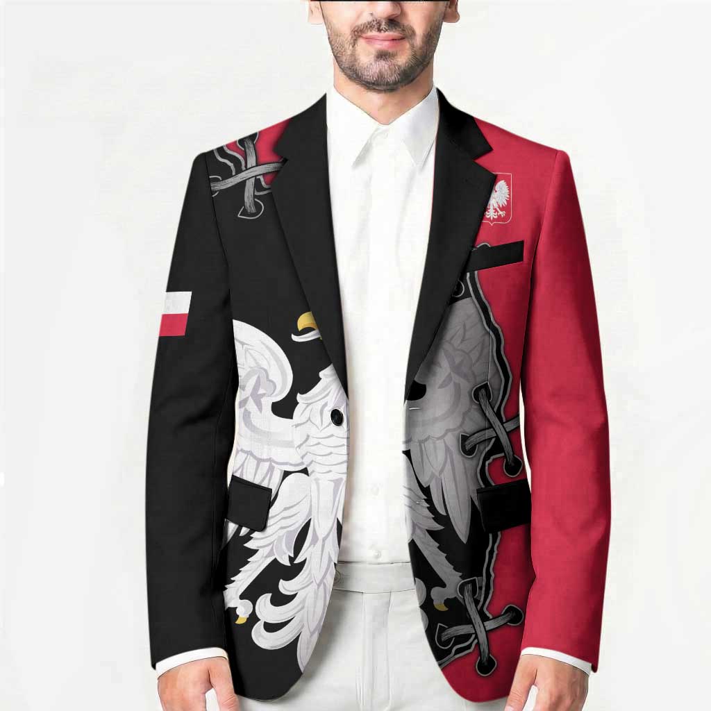 Poland White Eagle Blazer Polish National Coat of Arms Design