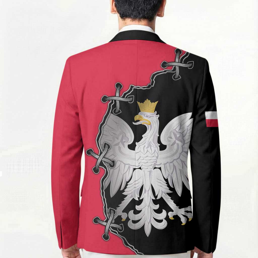 Poland White Eagle Blazer Polish National Coat of Arms Design