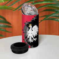 Poland White Eagle 4 in 1 Can Cooler Tumbler Polish National Coat of Arms Design