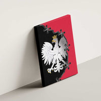 Poland White Eagle Canvas Wall Art Polish National Coat of Arms Design