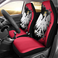 Poland White Eagle Car Seat Cover Polish National Coat of Arms Design