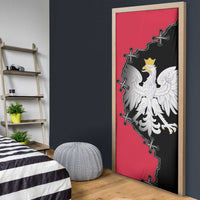Poland White Eagle Door Cover Polish National Coat of Arms Design