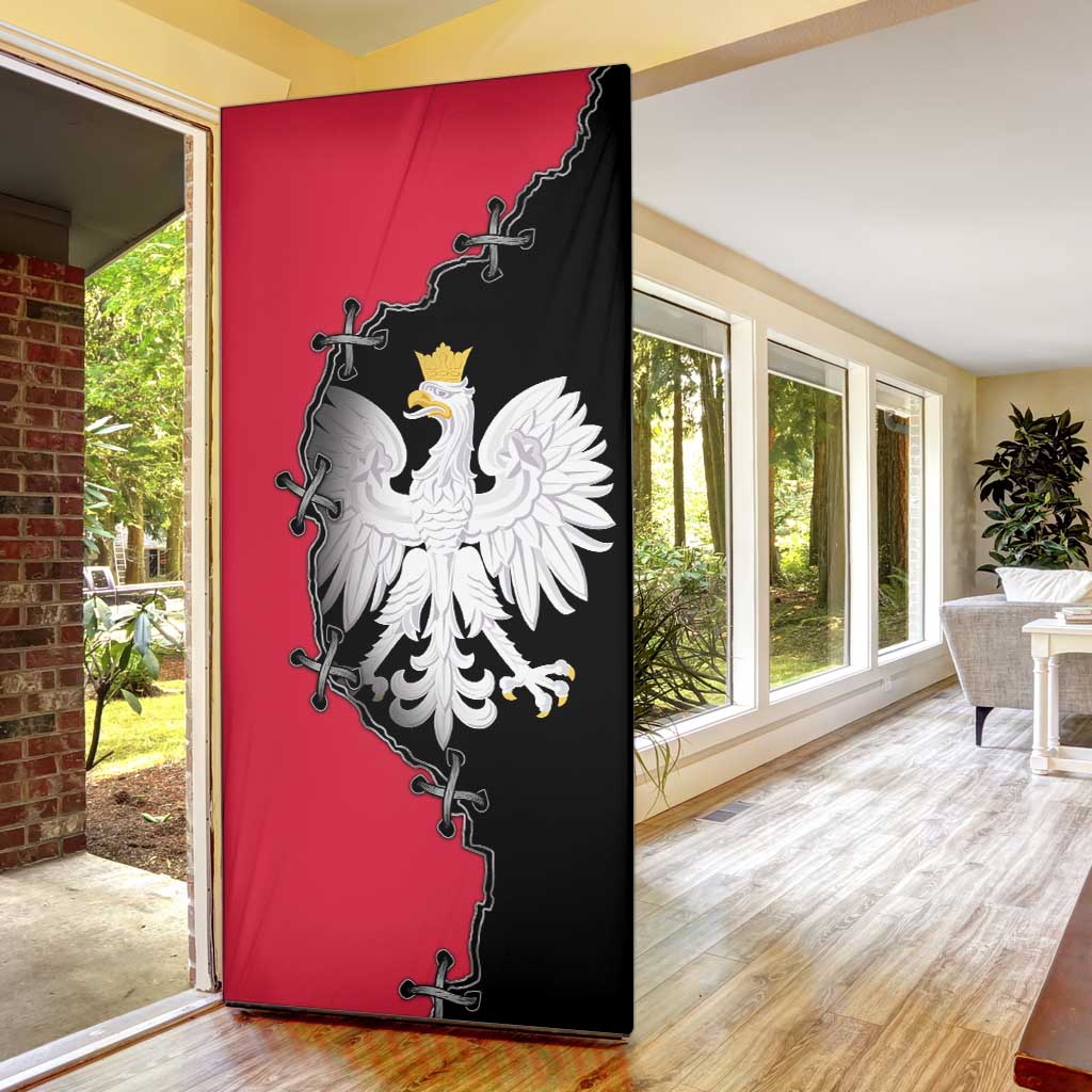 Poland White Eagle Door Cover Polish National Coat of Arms Design