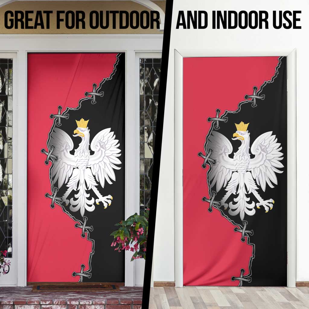 Poland White Eagle Door Cover Polish National Coat of Arms Design