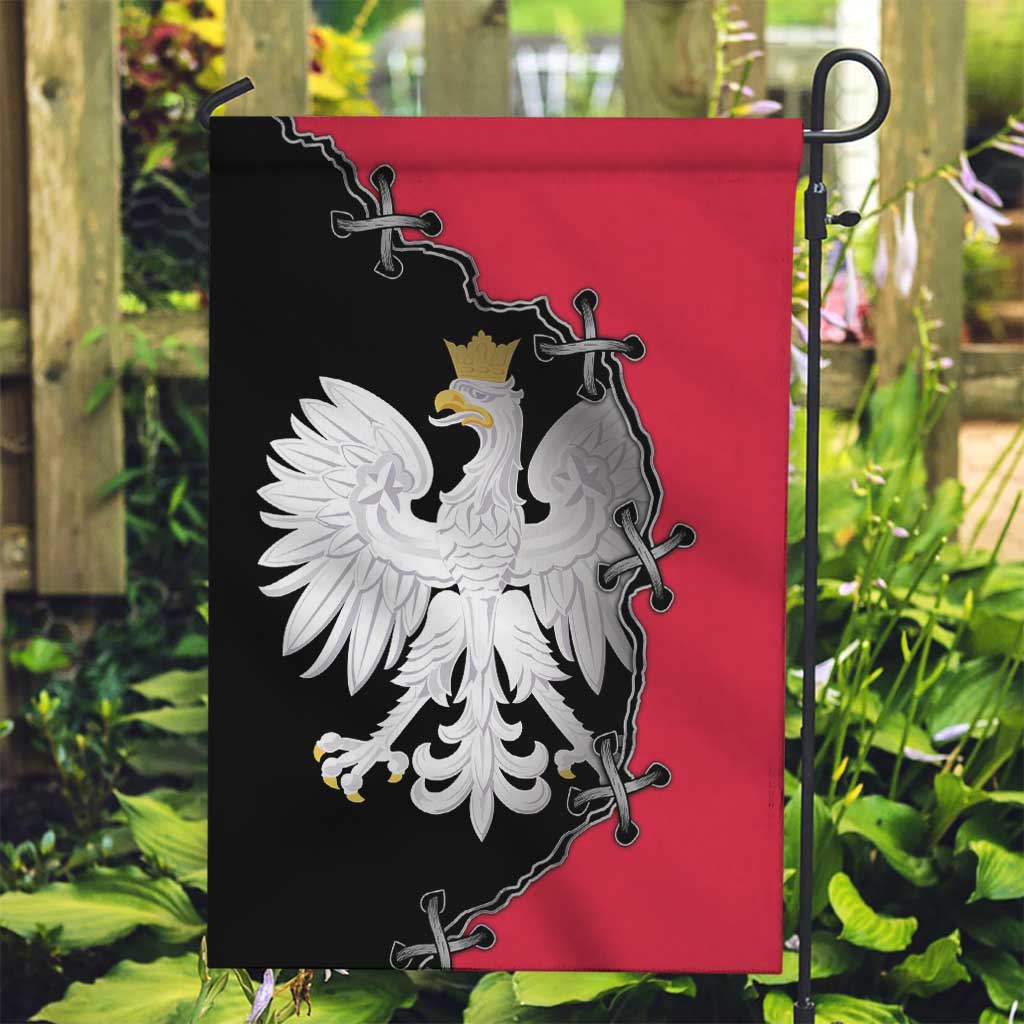 Poland White Eagle Garden Flag Polish National Coat of Arms Design