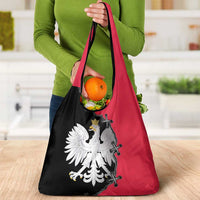 Poland White Eagle Grocery Bag Polish National Coat of Arms Design