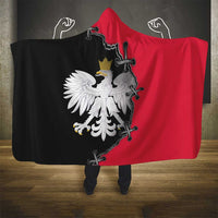 Poland White Eagle Hooded Blanket Polish National Coat of Arms Design