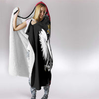 Poland White Eagle Hooded Blanket Polish National Coat of Arms Design