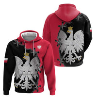 Poland White Eagle Hoodie Polish National Coat of Arms Design