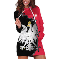 Poland White Eagle Hoodie Dress Polish National Coat of Arms Design
