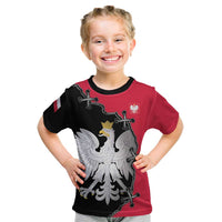 Poland White Eagle Kid T Shirt Polish National Coat of Arms Design