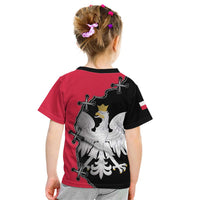 Poland White Eagle Kid T Shirt Polish National Coat of Arms Design