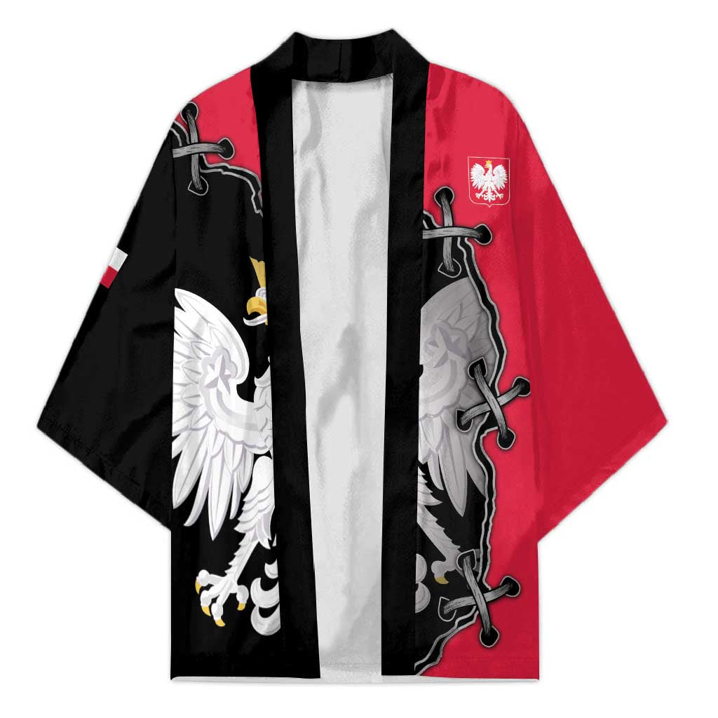 Poland White Eagle Kimono Polish National Coat of Arms Design
