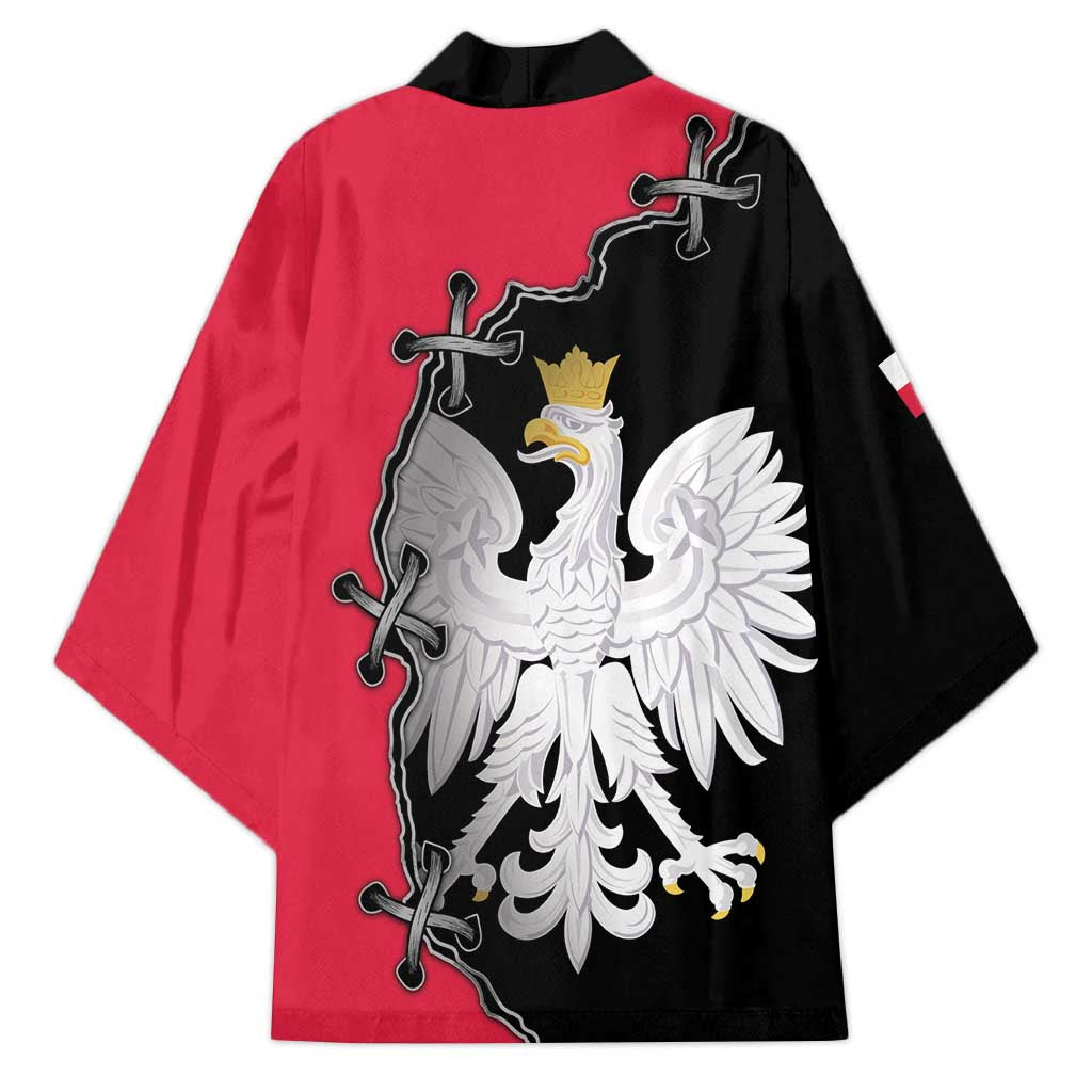 Poland White Eagle Kimono Polish National Coat of Arms Design