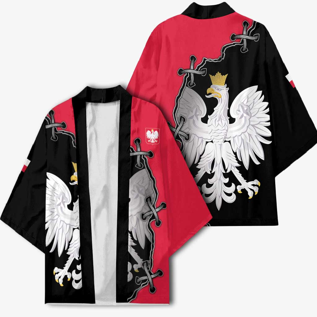 Poland White Eagle Kimono Polish National Coat of Arms Design