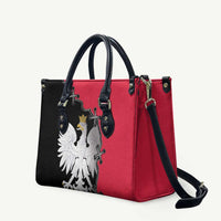 Poland White Eagle Leather Bag Polish National Coat of Arms Design