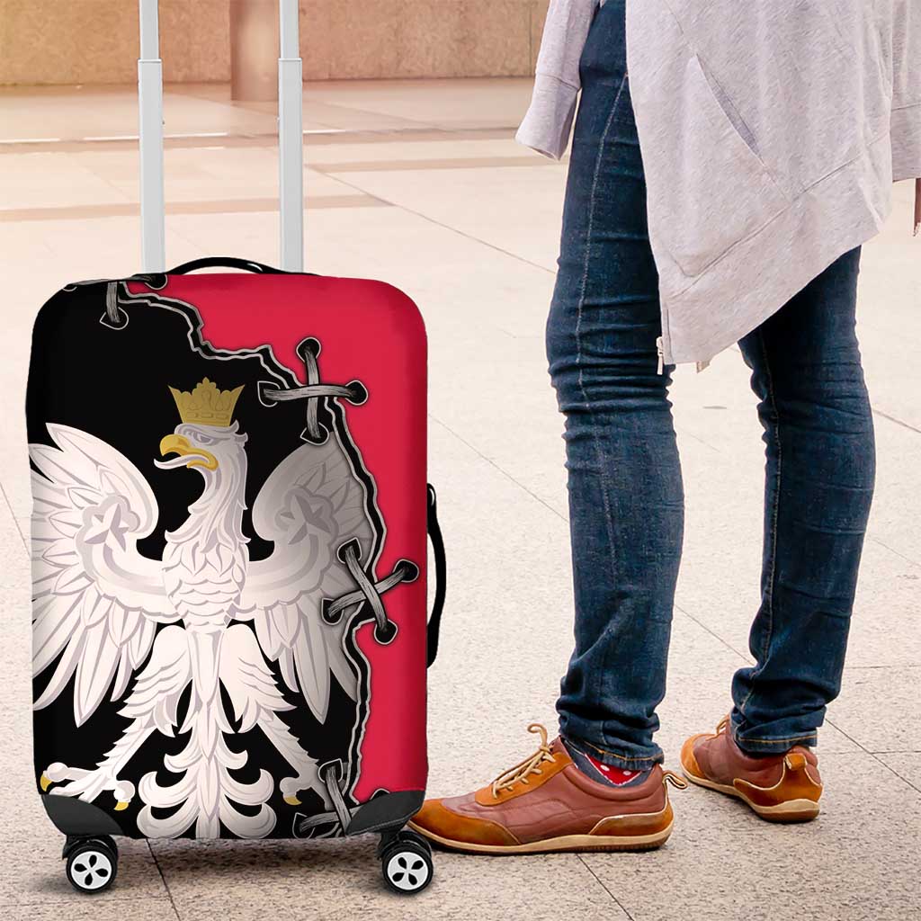 Poland White Eagle Luggage Cover Polish National Coat of Arms Design