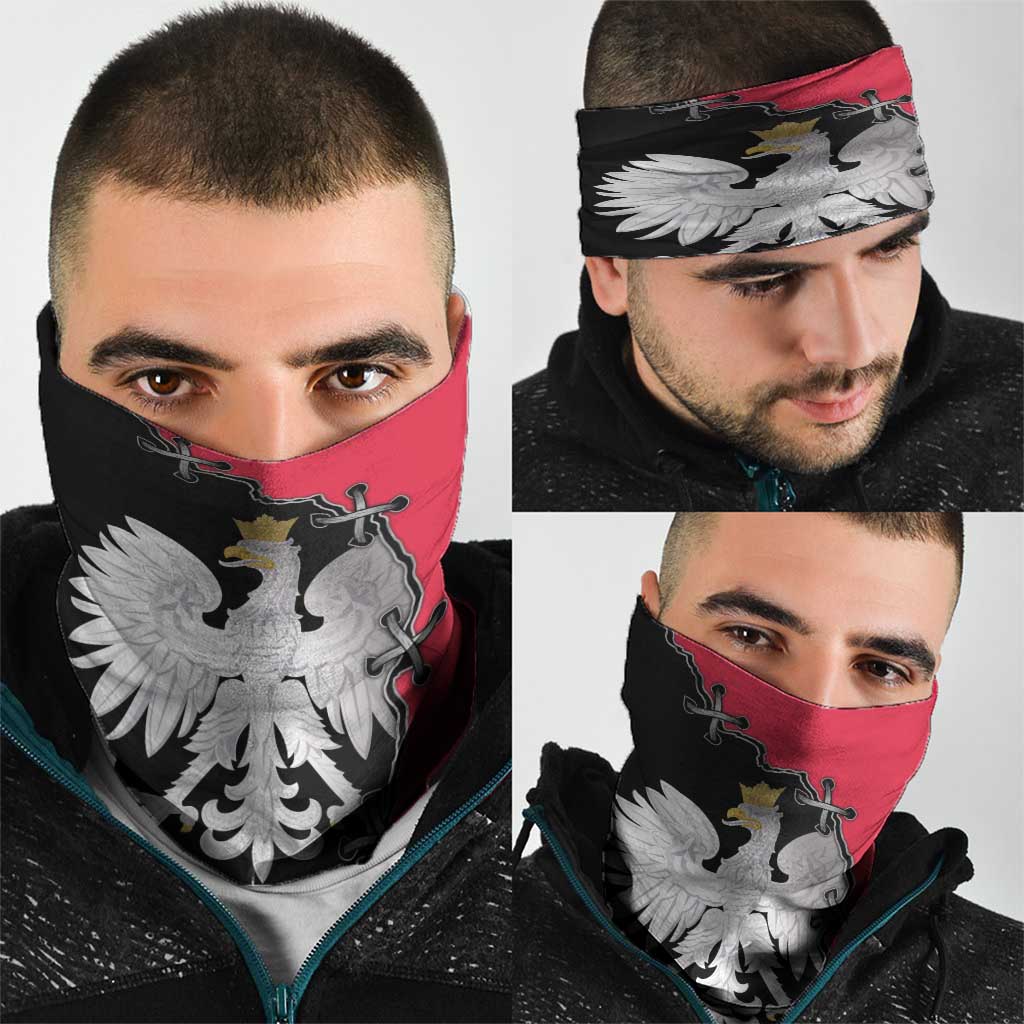 Poland White Eagle Neck Gaiter Polish National Coat of Arms Design