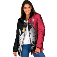 Poland White Eagle Padded Jacket Polish National Coat of Arms Design