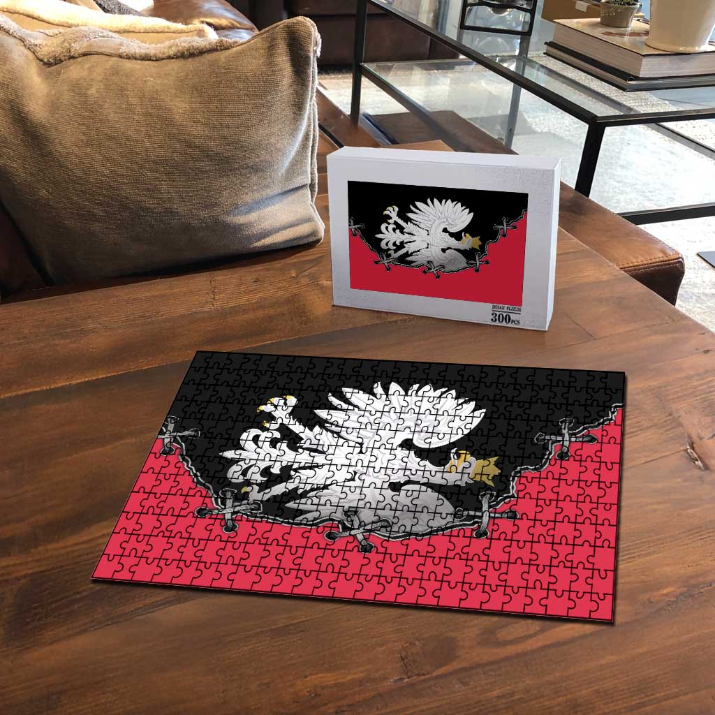 Poland White Eagle Puzzle Polish National Coat of Arms Design
