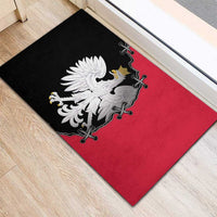 Poland White Eagle Rubber Doormat Polish National Coat of Arms Design
