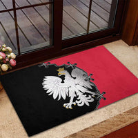Poland White Eagle Rubber Doormat Polish National Coat of Arms Design