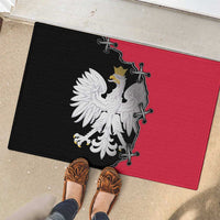 Poland White Eagle Rubber Doormat Polish National Coat of Arms Design