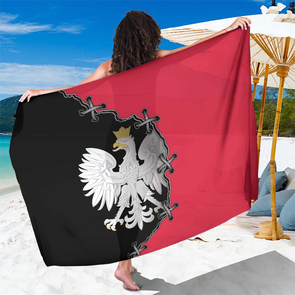 Poland White Eagle Sarong Polish National Coat of Arms Design
